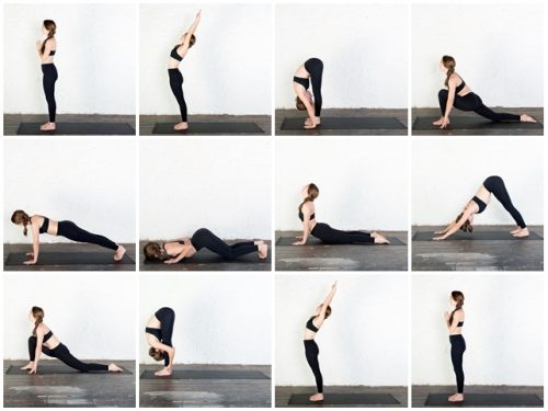 12 steps of the sun salutations