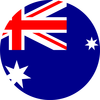 australia flag round small