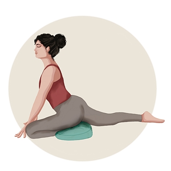 easy Pigeon Pose