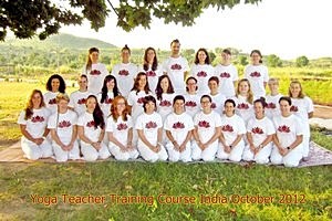 57 Yoga Teacher Training India October 2012