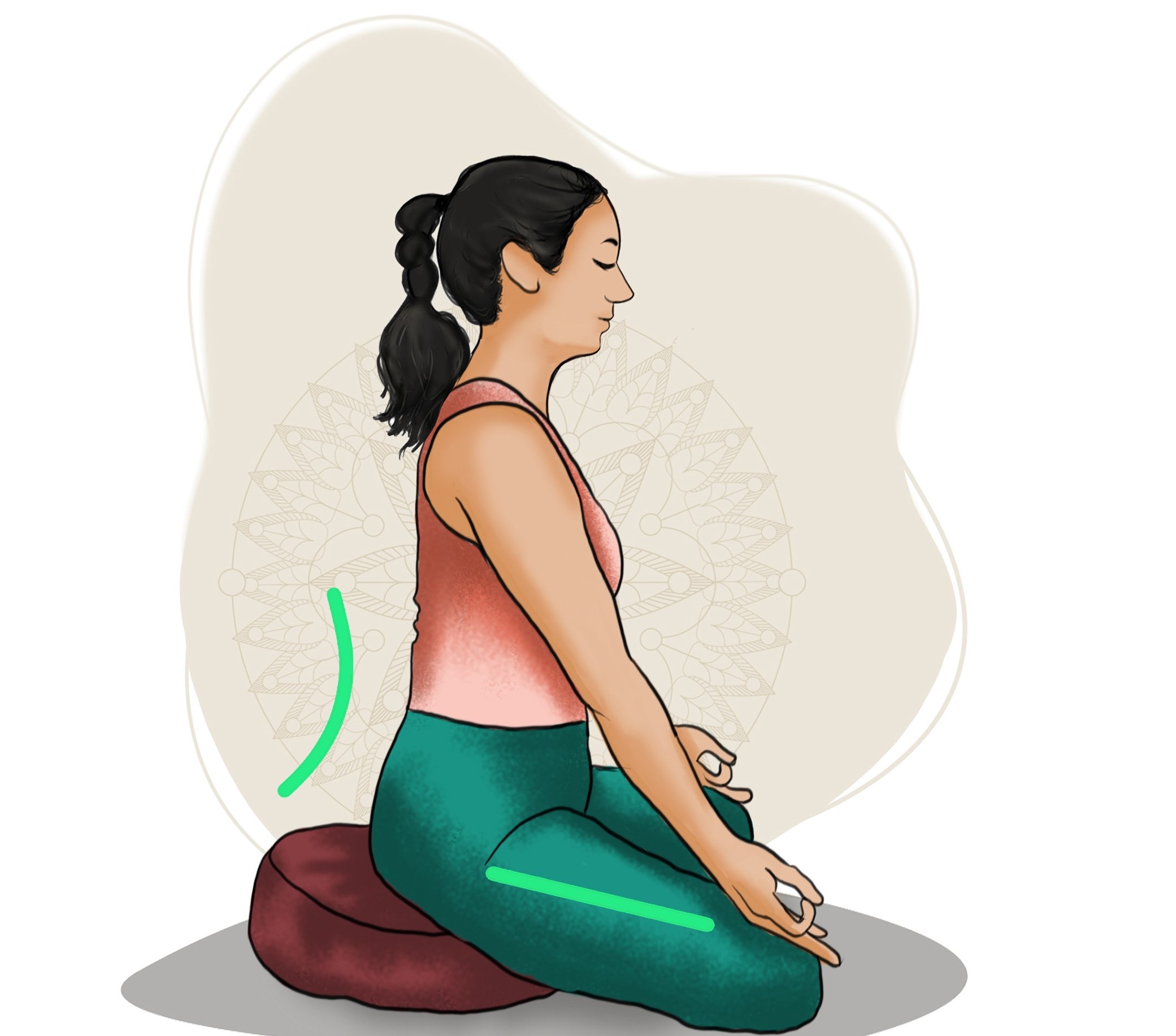 Sukhasana - Easy Cross Legged Pose Sukhasana - Easy Cross Legged Pose