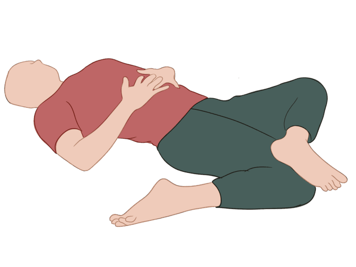 Sleeping Deer Pose Sleeping Deer Pose