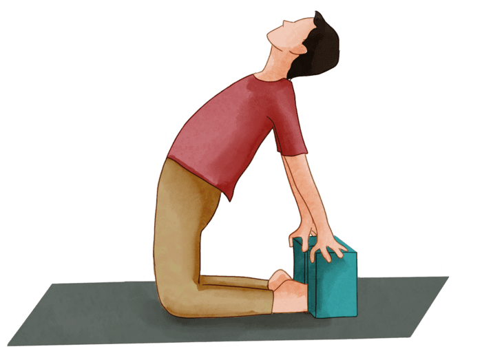 Camel pose Camel pose