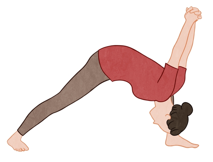 Humble Warrior Pose - Baddha Virabhadrasana I Humble Warrior Pose - Baddha Virabhadrasana I