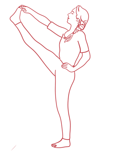 Extended-Hand-to Big-Toe Pose: One legged standing yoga pose with the other leg extended straight out in front, holding the raised foot's big toe with the hand on the same side. Extended-Hand-to Big-Toe Pose: One legged standing yoga pose with the other leg extended straight out in front, holding the raised foot's big toe with the hand on the same side.