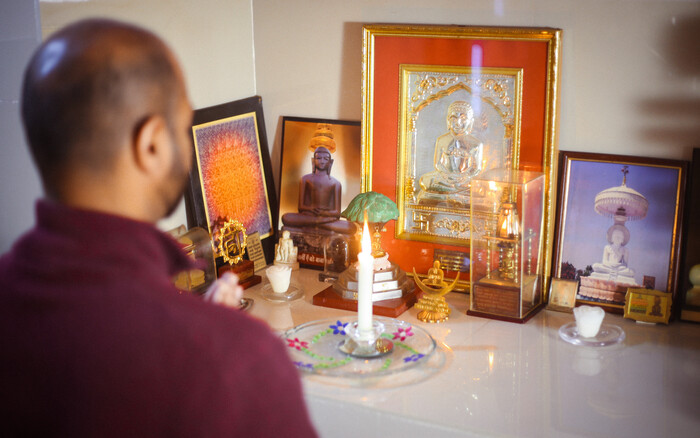 Prayers at Arhanta Yoga Ashram Prayers at Arhanta Yoga Ashram