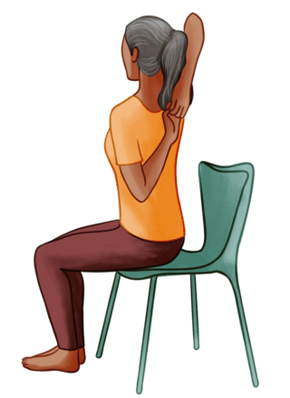 Seated Cow Face Pose Seated Cow Face Pose