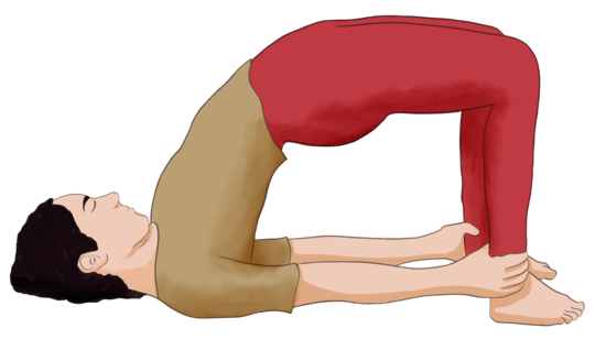 Half Bridge Pose (Ardha Setu Bandhasana) - yoga asanas for vertigo Half Bridge Pose (Ardha Setu Bandhasana) - yoga asanas for vertigo