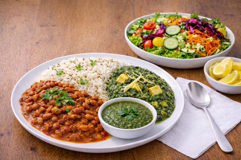 Food at Arhanta Yoga Netherlands ashram