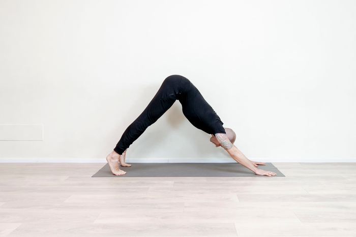 Adho Mukha Savasana popularly known as Downward-Facing Dog Adho Mukha Savasana popularly known as Downward-Facing Dog